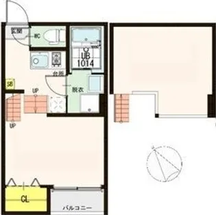 サンコーポ東照宮【2階】の間取り