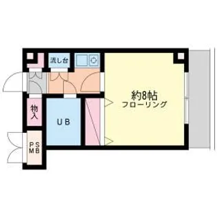 NTコーポ向原【1階】の間取り