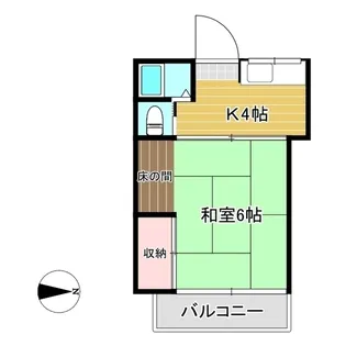 コーポディオ【3階】の間取り