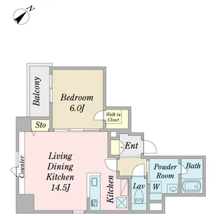 Ciel・Bright【3階】の間取り