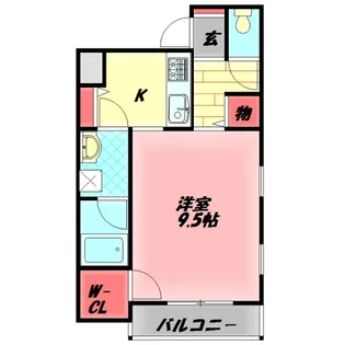 ヴァンヴェール【2階】の間取り