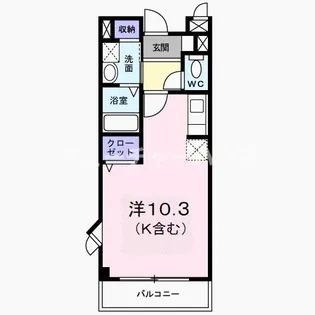 アグレイア【3階】の間取り