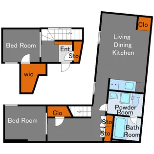 PASEO SANGENJAYA EAST WEST【1階】の間取り
