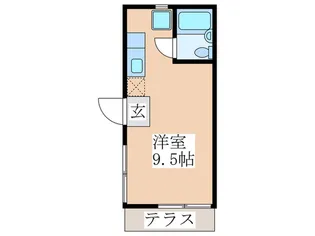 横山ハイツ【1階】の間取り