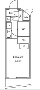 東京都渋谷区幡ヶ谷3【マンション】の間取り