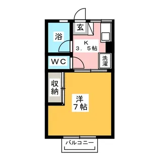 シティハイム戸田【2階】の間取り