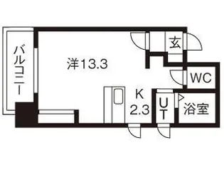 ALMOST18【2階】の間取り