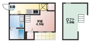 アッシュコート名古屋【1階】の間取り