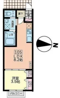 【新築】fleur黒松(フルール)【1階】の間取り