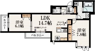 L’s Plus 豊玉南【3階】の間取り