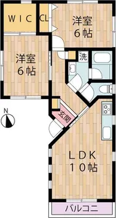 神奈川県川崎市川崎区渡田3【アパート】の間取り