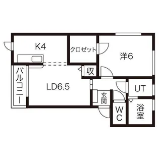 シャルマンA棟【1階】の間取り
