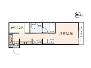 プリマヴェーラ阿品【2階】の間取り