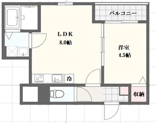 アーバンコート加古川【2階】の間取り