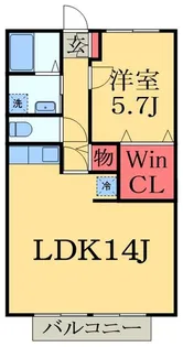 カーサデューク【2階】の間取り
