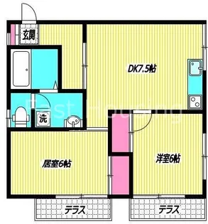東京都杉並区上高井戸2【アパート】の間取り