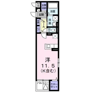 三重県四日市市西浜田町【マンション】の間取り
