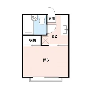 メールヴェール武田【1階】の間取り