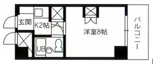 シティコーポ比治山【6階】の間取り