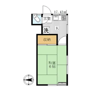 コーポあかね【2階】の間取り