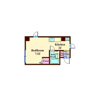 ヴェルドゥーラ祖師谷【4階】の間取り