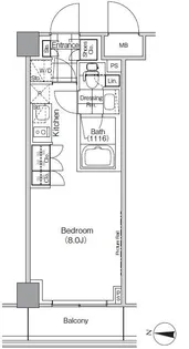 東京都杉並区高円寺北2【マンション】の間取り