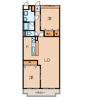 FメゾンII【3階】の間取り