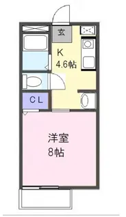 ピアコート栗真【1階】の間取り