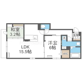geach永田【1階】の間取り