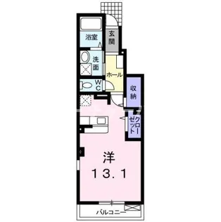 ソシアB【1階】の間取り