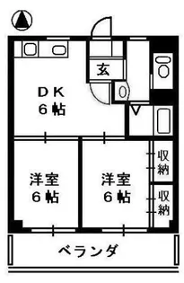 ハイツアイビス【2階】の間取り