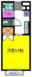 パーシモンコートA棟【2階】の間取り