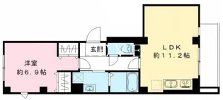 フォーリーフクローバー神楽坂【2階】の間取り