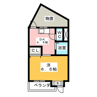 昭和マンション桜【1階】の間取り