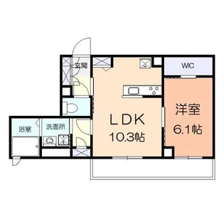 アメージングエミネンス【1階】の間取り