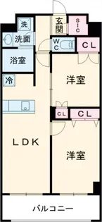 メゾンドオンディーヌ【3階】の間取り