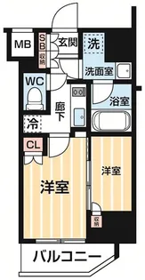 ARCOBALENO MINAMISENJU【3階】の間取り