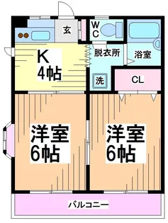 神奈川県川崎市多摩区枡形6【マンション】の間取り