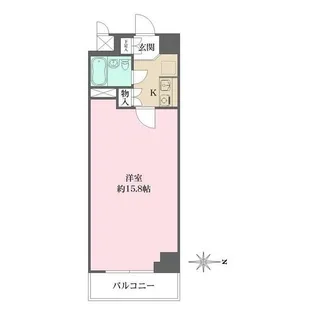 東京都千代田区隼町【マンション】の間取り