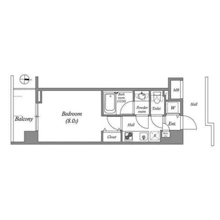 エミリブ下落合【7階】の間取り