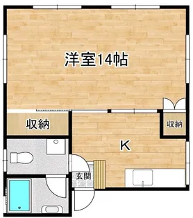 新潟県長岡市山田1【アパート】の間取り