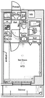 東京都荒川区西尾久4【マンション】の間取り