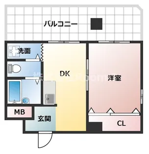 サンビラ大手前【2階】の間取り