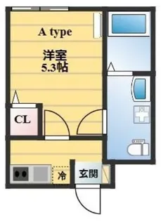 フィオーレ栗原【1階】の間取り