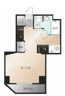 ミキビルタイプオー【2階】の間取り