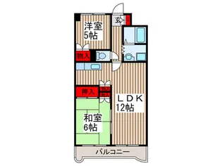 リバーストーン南与野【1階】の間取り