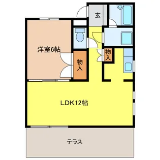 R WING II【1階】の間取り