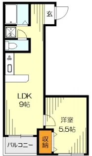 パークサイド駒込【3階】の間取り