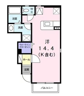ヴィラ・明神【1階】の間取り