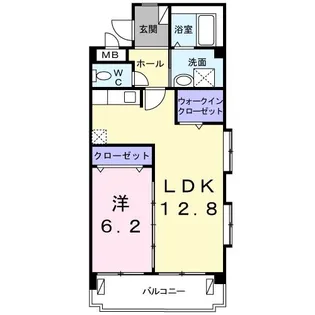 サニーオアシス宮城【3階】の間取り